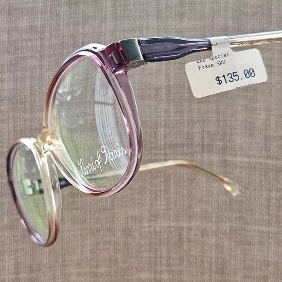 Henri De Paris Eyeglasses Frame Gray N802 Glasses Eye Wear made in France $135 - Picture 3 of 12